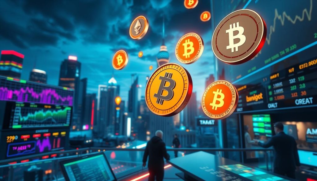 Valores no Mercado de Criptomoedas